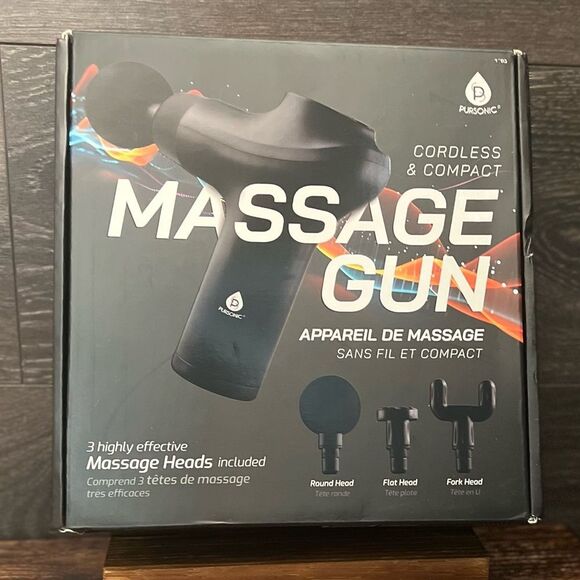 Pursonic 3 Speed Cordless & Rechargeable Professional Massage Gun. New in Box! - Picture 8 of 13